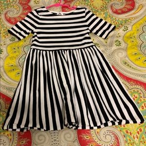 Babygap black and white dress.